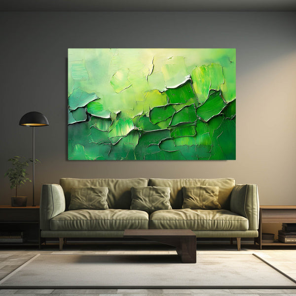 Green Tranquility Abstract Art | MusaArtGallery™