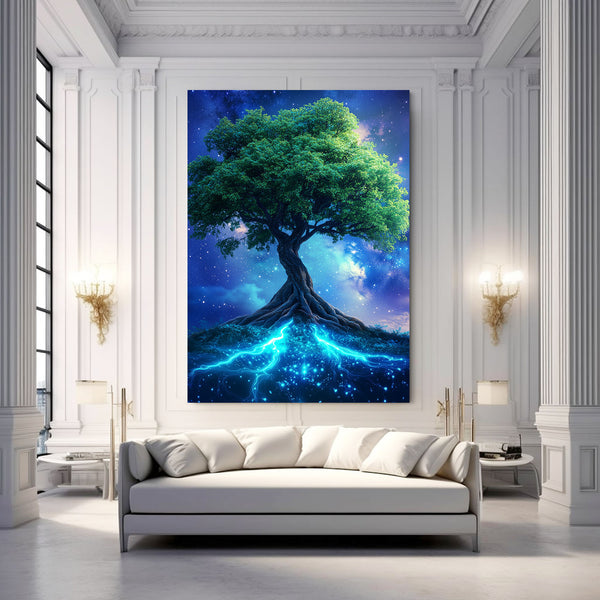 Green Tree Of Life Wall Art Decor