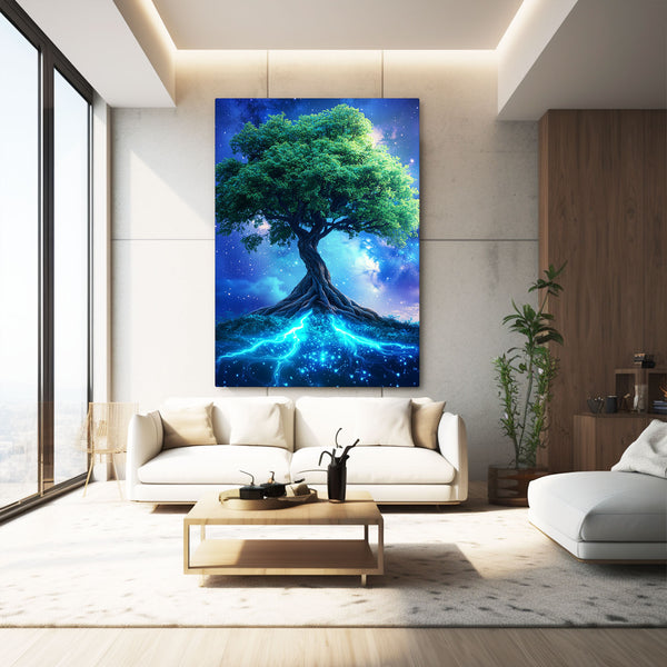 Green Tree Of Life Wall Art Decor