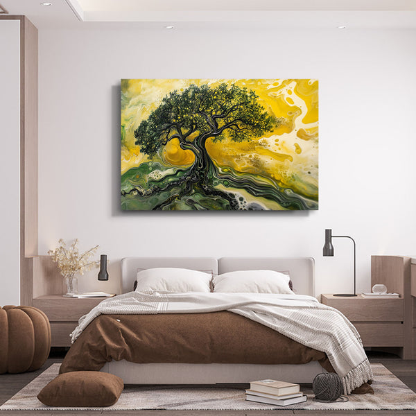 Green Tree Of Life Wall Art