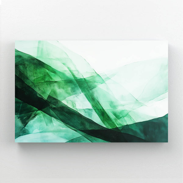 Green Veil Abstract Art | MusaArtGallery™