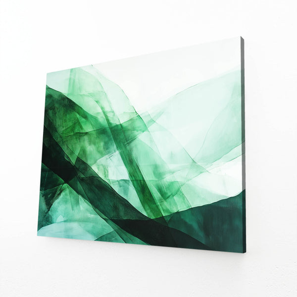 Green Veil Abstract Art | MusaArtGallery™