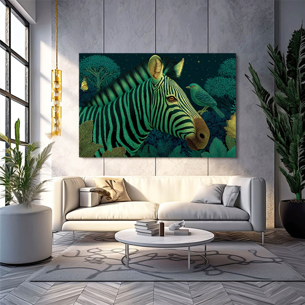 Green Zebra Art