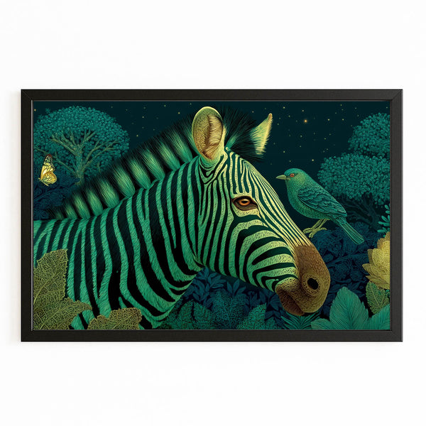 Green Zebra Art