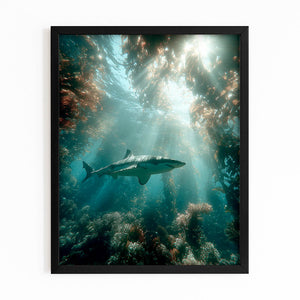 Grenn Shark Canvas