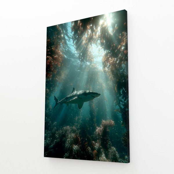 Grenn Shark Canvas