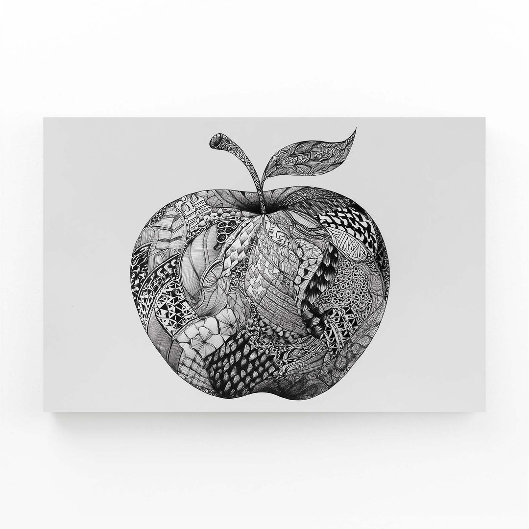 Grey Apple Wall Art
