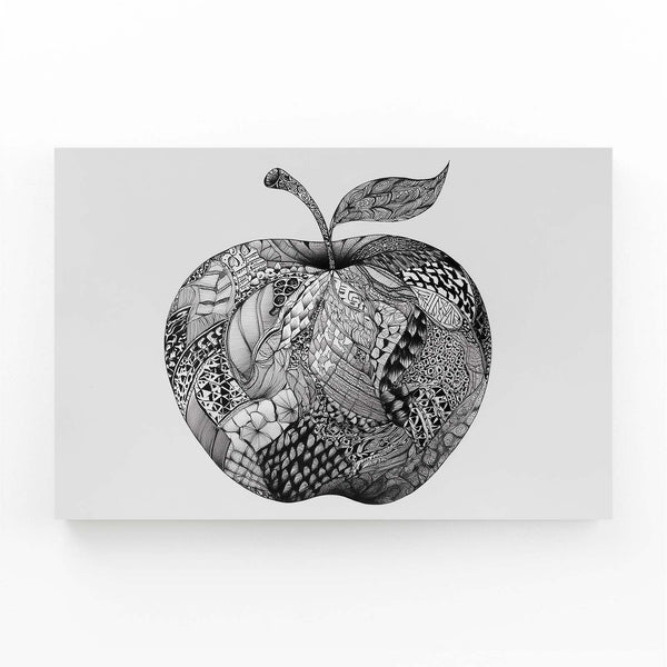 Grey Apple Wall Art