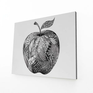Grey Apple Wall Art