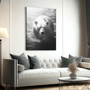 Grey Bear Print