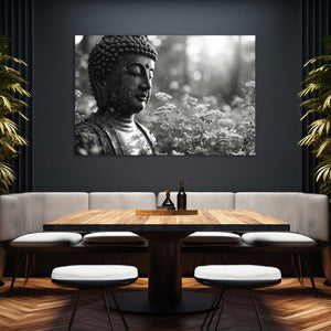 Grey Buddha Wall Art | MusaArtGallery™