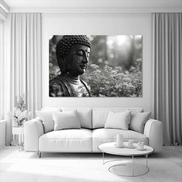 Grey Buddha Wall Art | MusaArtGallery™