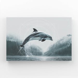 Grey Dolphin Art