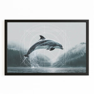 Grey Dolphin Art