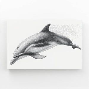Grey Dolphin Wall Decor