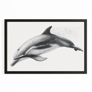 Grey Dolphin Wall Decor