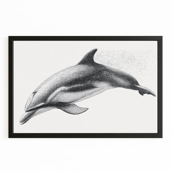 Grey Dolphin Wall Decor
