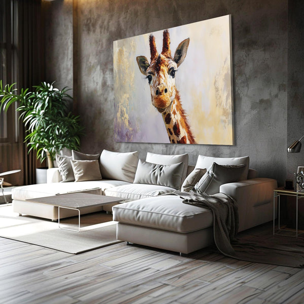 Grey Giraffe Wall Art