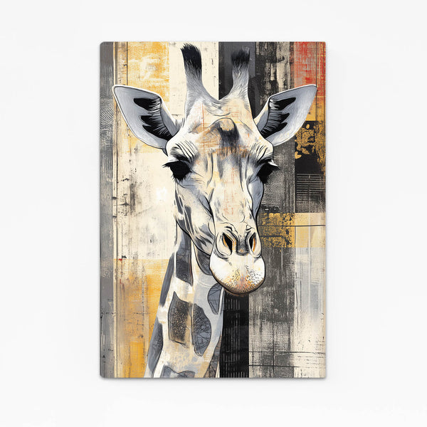 Grey Giraffe Wall Decor