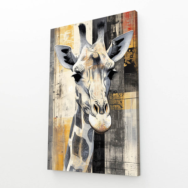 Grey Giraffe Wall Decor