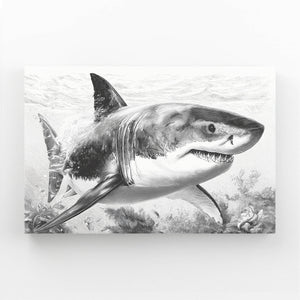 Grey Shark Artwork