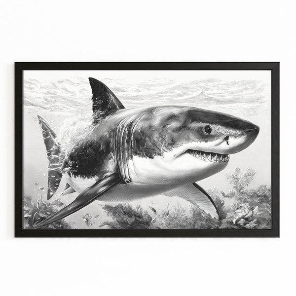 Grey Shark Artwork