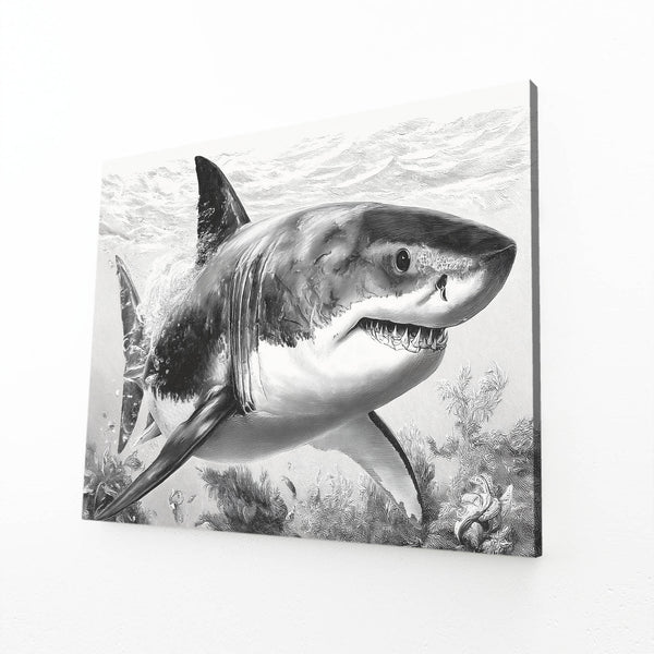 Grey Shark Artwork