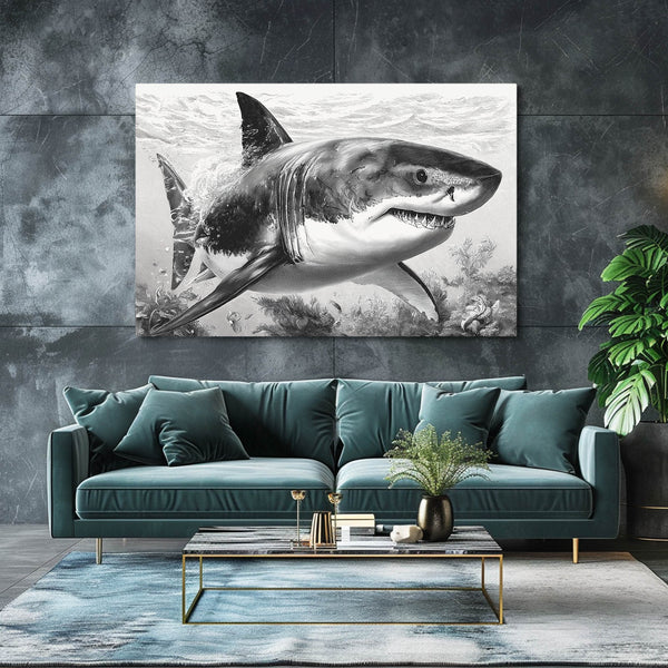Grey Shark Artwork