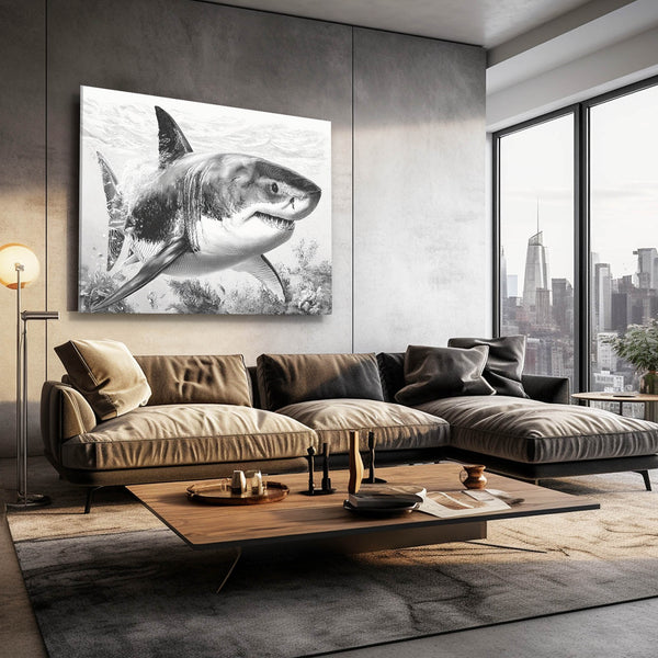 Grey Shark Artwork