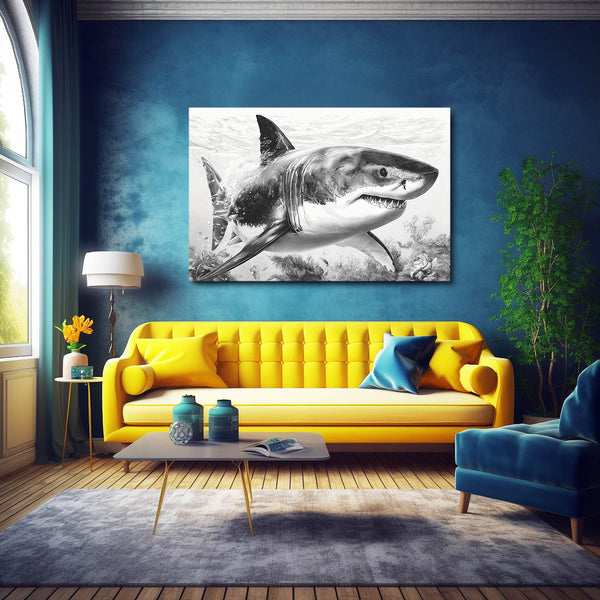 Grey Shark Artwork