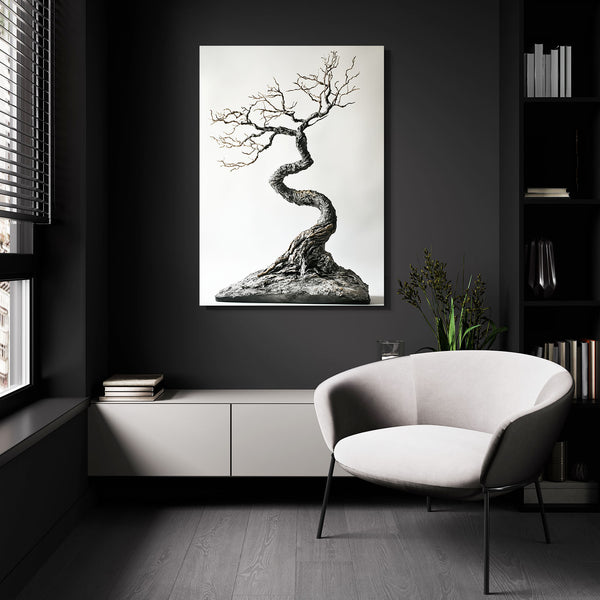 Grey Tree Of Life Wall Art Decor