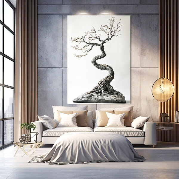 Grey Tree Of Life Wall Art Decor