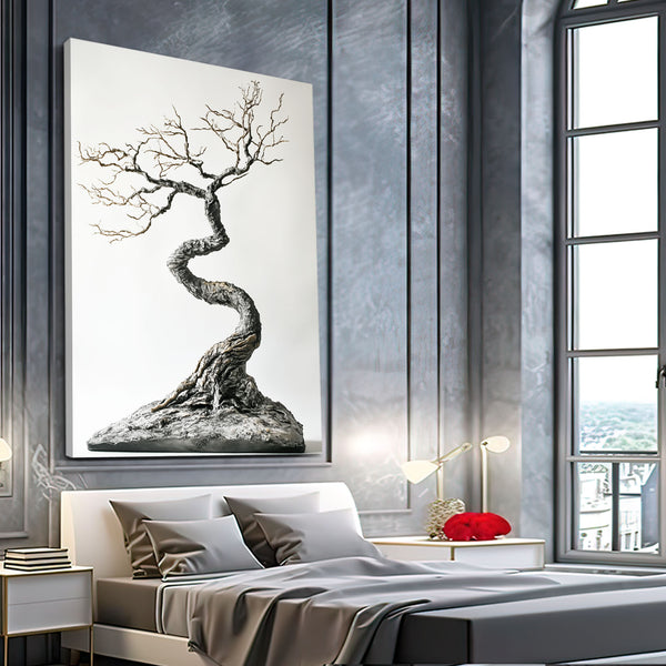 Grey Tree Of Life Wall Art Decor