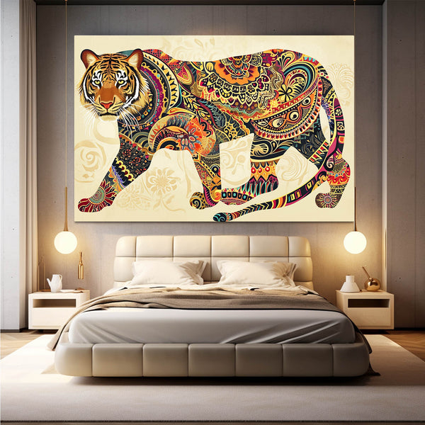 Abstract Tiger Wall Art | MusaArtGallery™