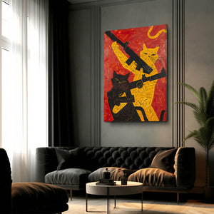 Guns and Cats Art | MusaArtGallery™