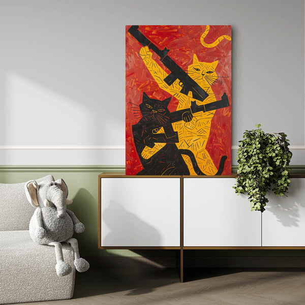 Guns and Cats Art | MusaArtGallery™