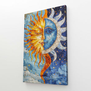 Half Moon Half Sun Art  | MusaArtGallery™