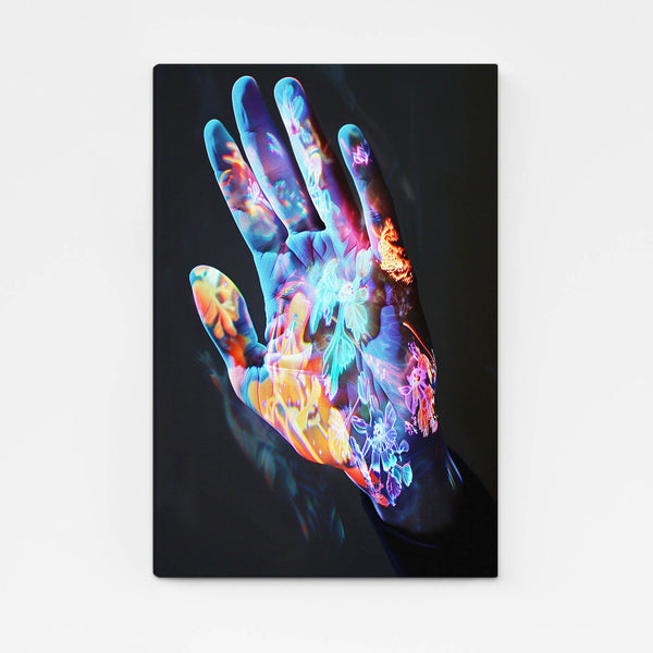 Hand Peace Sign Wall Art  | MusaArtGallery™