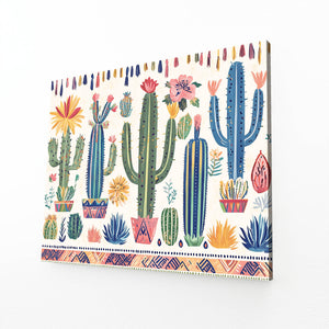 Happy Cactus Art Print
