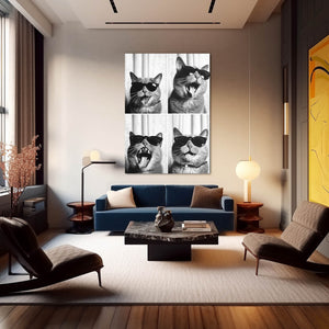 Happy Cat Art | MusaArtGallery™