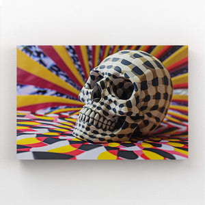 Happy Skull Wall Art | MusaArtGallery™