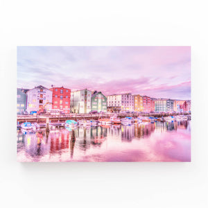 Harbor Dream Pink Wall Art | MusaArtGallery™