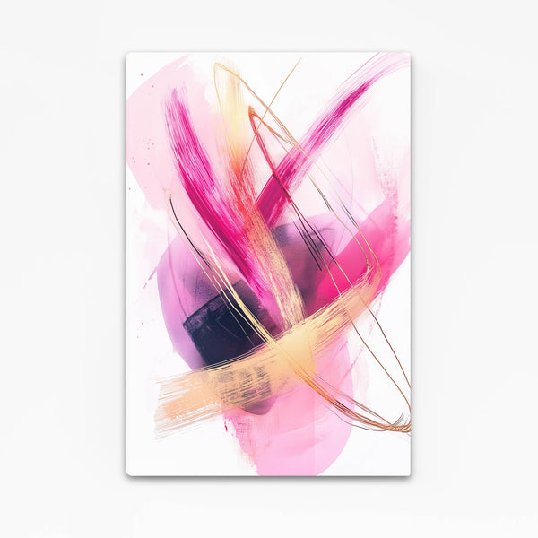 Harmony Motion Pink Abstract Art | MusaArtGallery™