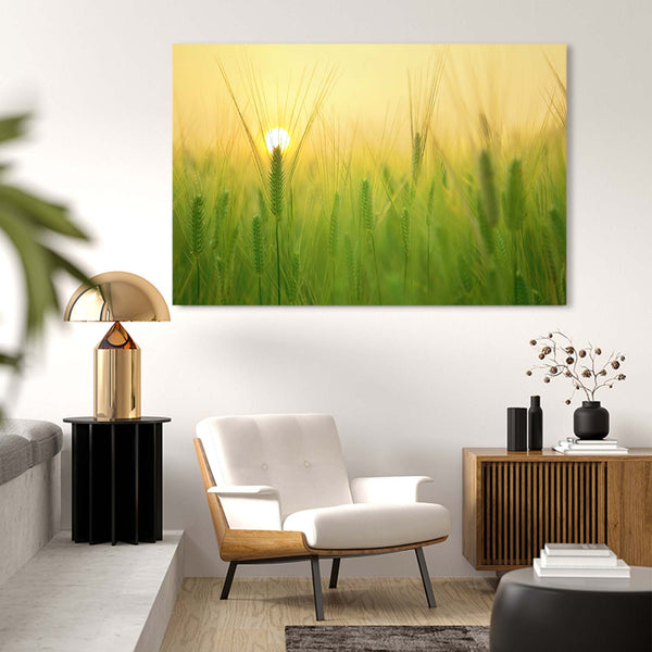 Harvest Glow Sunset Art | MusaArtGallery™