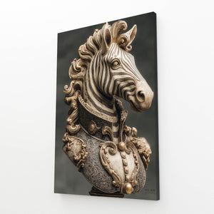 Head Zebra Canvas