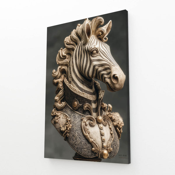 Head Zebra Canvas