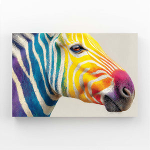 Head Zebra Wall Art