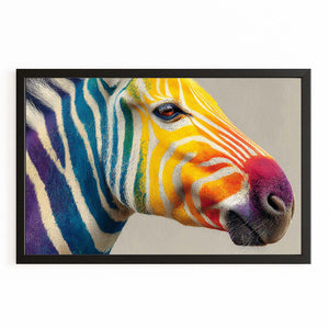 Head Zebra Wall Art
