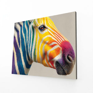 Head Zebra Wall Art
