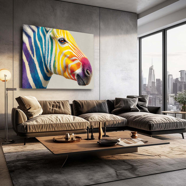 Head Zebra Wall Art